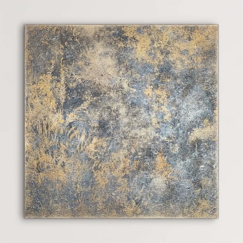 Golden Haze (SOLD) | Oil And Acrylic Painting in Paintings by Alessia Lu