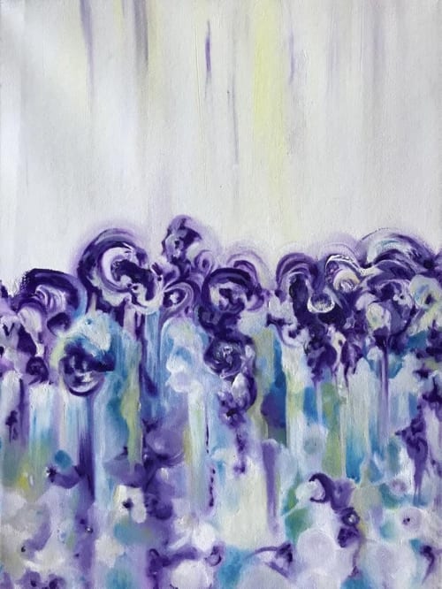 Purple Passion | Oil And Acrylic Painting in Paintings by vibhakapur_art