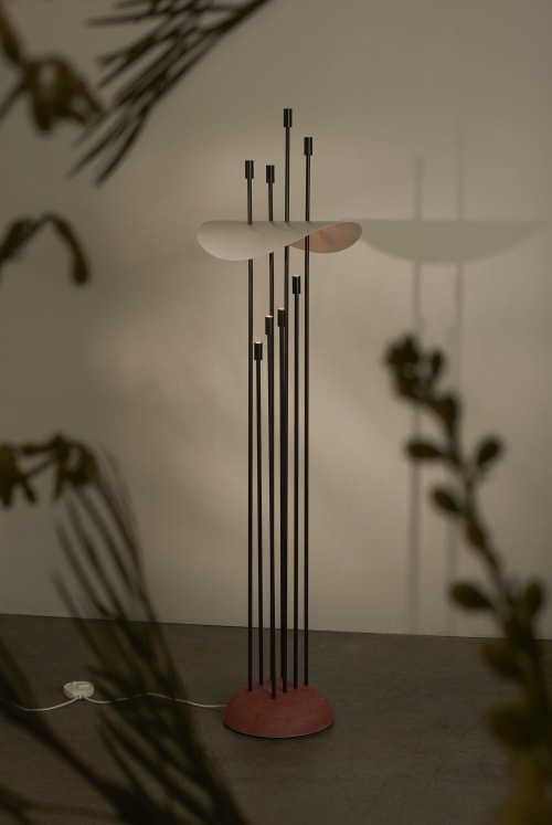 Ida Floor Lamp - Sculptural, Up / Down light | Lamps by Sara Schoenberger