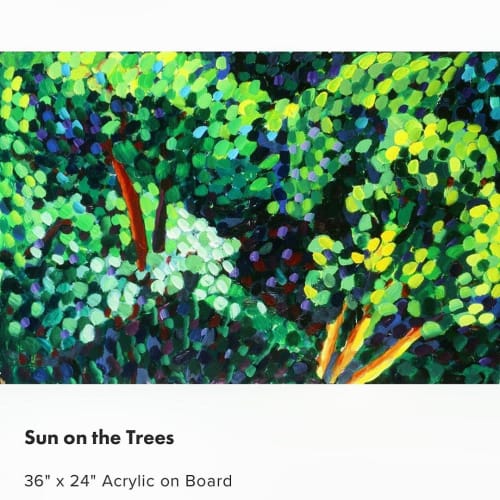Sun on the Trees | Paintings by Dale Weiss Art