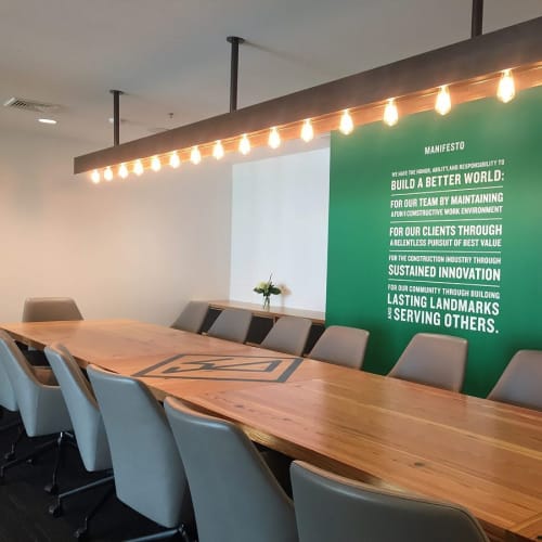 Beam Luminary and Conference Table | Tables by E. Kraemer Metal & Woodwork | Palmisano in New Orleans