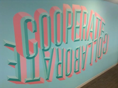 Cooperate Collaborate | Murals by Brennen Bechtol | Mr. Cooper in Coppell