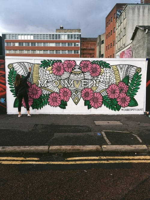 Moment Culture Night Belfast | Murals by Danni Simpson Art