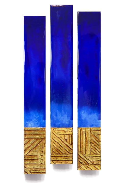 Ancient Indigo | Mixed Media by Alyson Storms