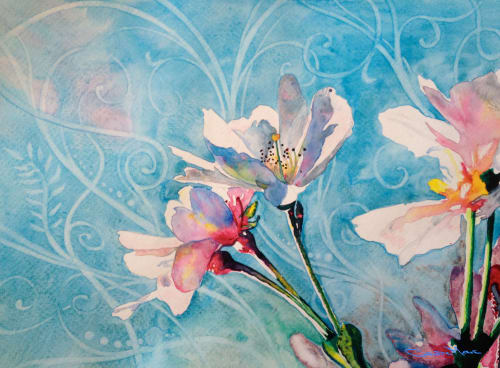 "Spring Air" Watercolor | Paintings by Christie Marie E. Russell