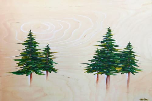 Grove | Paintings by Mary Pines Art