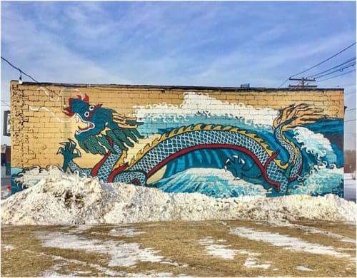 Detroit Kung Fu Academy Mural