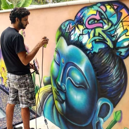 Buddah | Murals by Airbrush Hero by Avi Ram
