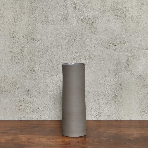 Black Large Quadratic Vessel | Vases & Vessels by Luke Eastop | Blue Mountain School in London