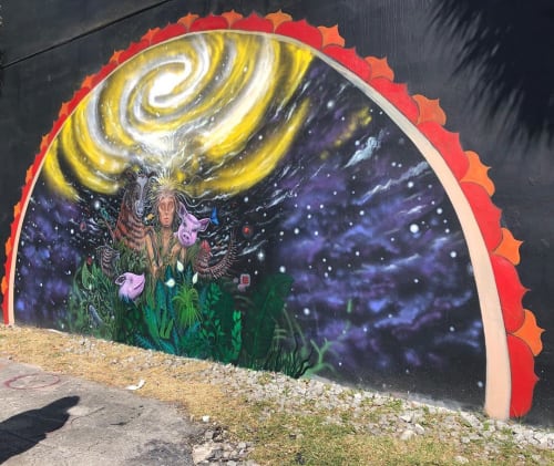 We Are All One | Murals by Mysterylias Arts | Mana Wynwood Convention Center in Miami
