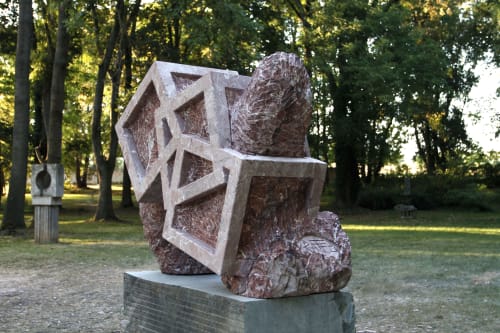 Dancing cubes and volumes | Public Sculptures by Rafail Georgiev - Raffò
