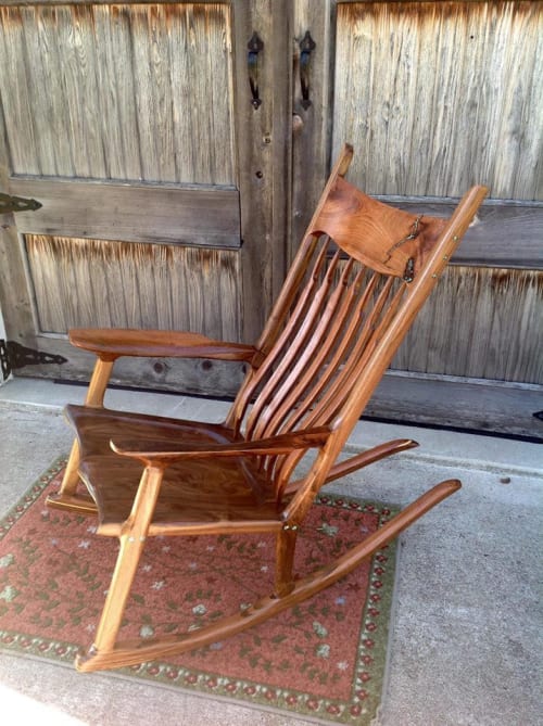 Rocking Chair | Chairs by Wayne Delyea | Wayne Delyea Furniture Maker Shop in Granbury