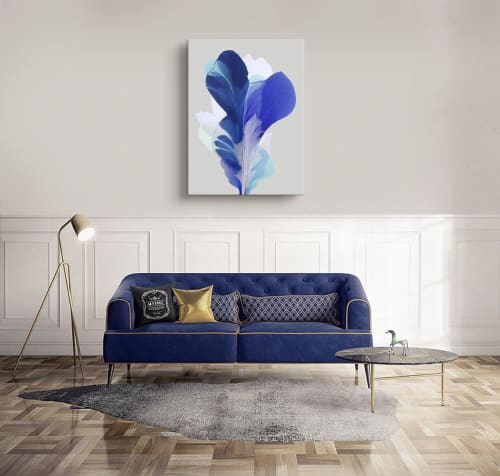 Abstract Painting: Gods of Spring have spoken / 40x30" | Mixed Media by Marta Spendowska