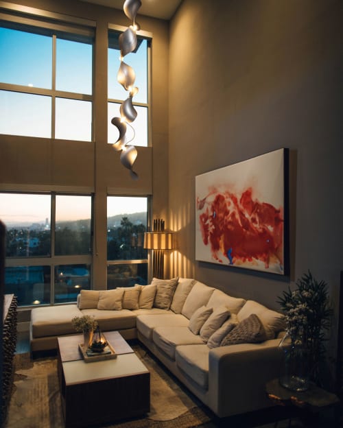 Dune 8 Vertical Lines | Chandeliers by MOSS Objects