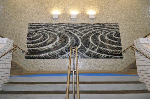 Transitions | Public Mosaics by Barbara Cooper | Paulina Station of the Brown Line, Chicago, IL in Chicago