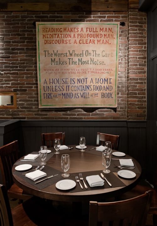 Canvas banners for Market Bistro | Art & Wall Decor by Elliott Mattice Art & Design