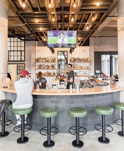 R15 Bar Wood Bar Top | Interior Design by Steve Tiller | R15 in Sacramento