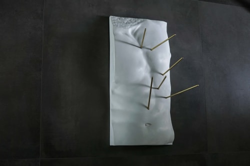 Gaddi Torso: Hanger | Wall Sculpture in Wall Hangings by LO Contemporary