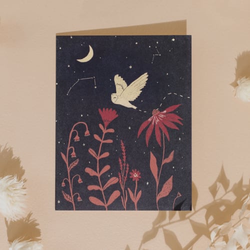 Night Owl Card | Art & Wall Decor by Elana Gabrielle