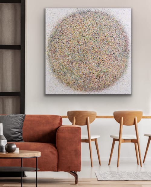 Sprinkled dot #10 | Paintings by Astrid Stoeppel