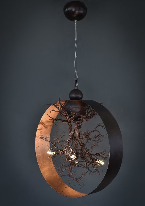 Roots in Circle Small | Pendants by F+M FOS - Anna Maria Fragiskos Bitros