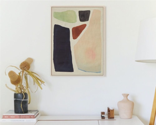 rose, peaches, and melon