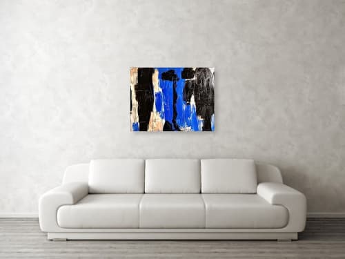 Abstract in Blue #2 | Paintings by Dutch Montana Art