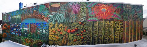Hanging Garden of I-95 | Street Murals by Frank Hyder Studios