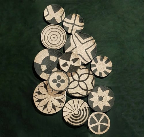 Set of 13 Personalized African Wall Plates | Decorative Plate in Decorative Objects by Sarmal Design