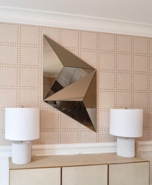 Volume Mirror Pair | Decorative Objects by Robert Sukrachand | NOT SO GENERAL in Los Angeles