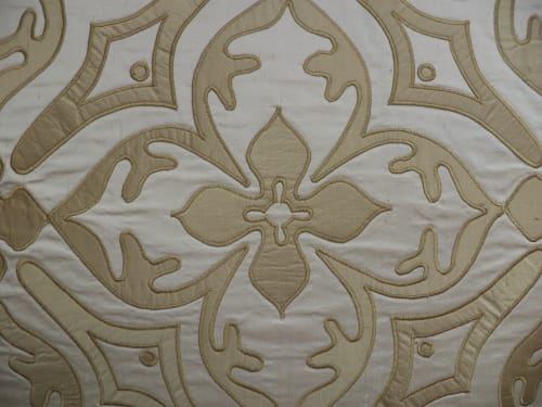 "Platinum Blonde" 20" sq. | Pillow in Pillows by APPLIQUE ARTISTRY