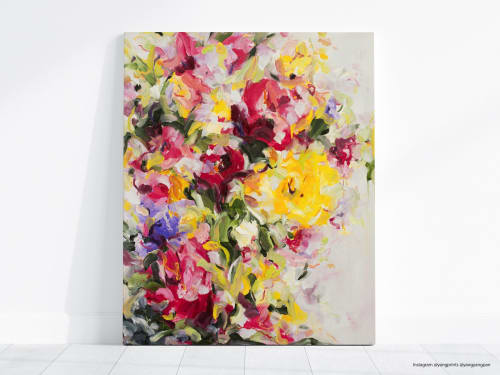 Giclee Canvas Print - Bouquet | Prints by YANGYANG PAN