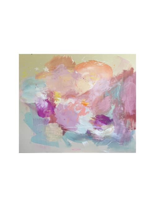 "Brave enough to bloom" | Paintings by Lina Vonti