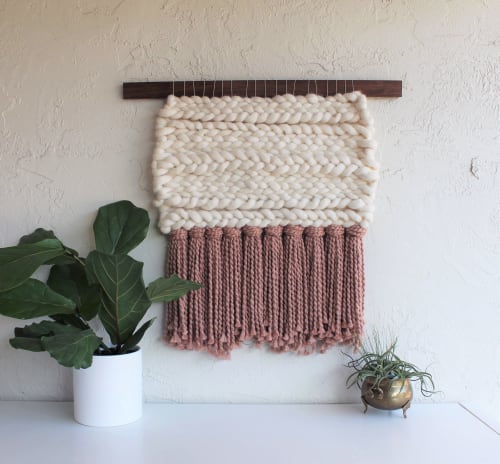 Rose | Macrame Wall Hanging in Wall Hangings by Keyaiira | leather + fiber | Santa Rosa in Santa Rosa
