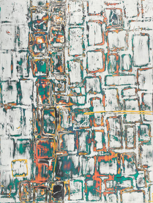 Boundaries of Truth - sold inquire about a similar work of a | Oil And Acrylic Painting in Paintings by L Rowland Contemporary Art