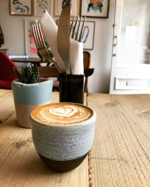 Ceramic Cup | Cups by Potters Thumb | The Longhouse Cafe in Brighton