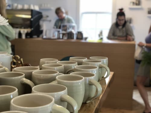 Tea Set | Cups by The Vegan Potter | Sprouted Coffee Bar in Chester