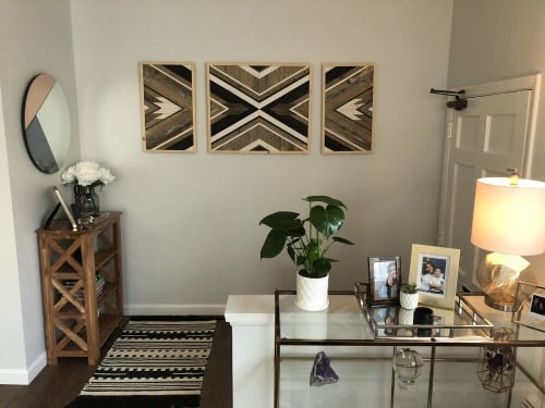 Triptych Wood Art | Wall Hangings by Forested Way