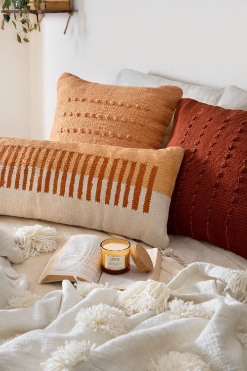 Terra Stripe Lumbar Pillow