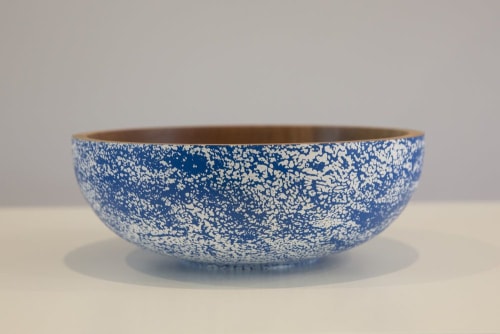 Textured Blue Mahogany Bowl | Tableware by From A Seed | From a Seed in Medowie