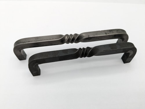 Hand Forged Twist U Pull Cabinet Hardware | Hardware by Element Hand Forged Hardware