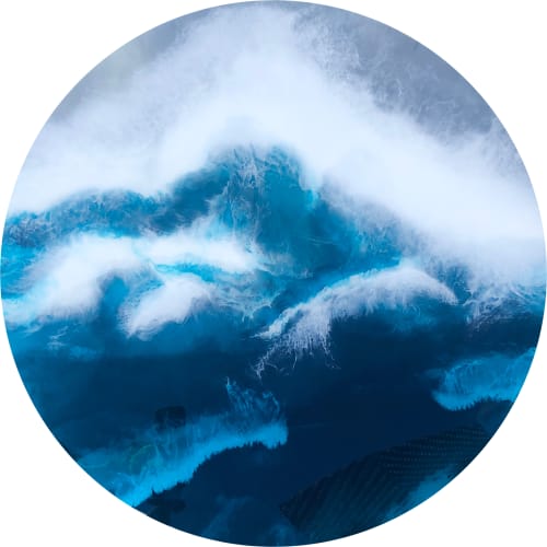 Surge | Oil And Acrylic Painting in Paintings by Art By Skevi