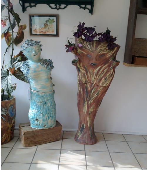 Coral and Tierra | Sculptures by Dina Bursztyn | Open Studio in Catskill