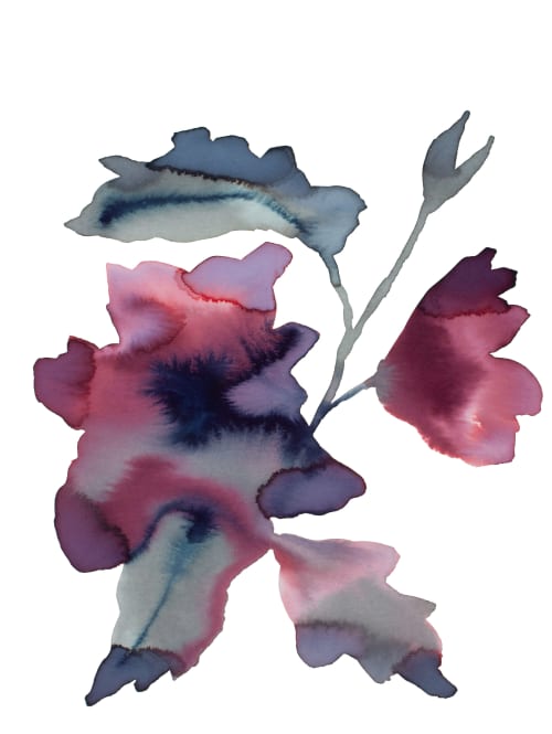 Floral No. 27 : Original Watercolor Painting | Paintings by Elizabeth Becker