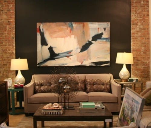 Abstract Painting | Paintings by Maureen Chatfield | Schwartz Design Showroom in Metuchen