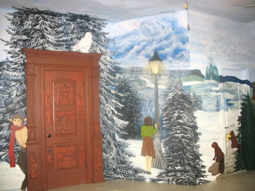 Narnia Chronicled at Home-a-Rama Mural | Murals by Michelle Noe