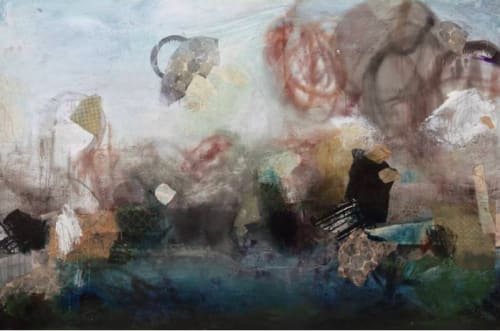 Van Gogh Designs Show Room | Mixed Media by Deb Chaney Contemporary Abstract Artist | Van Gogh Designs in Surrey