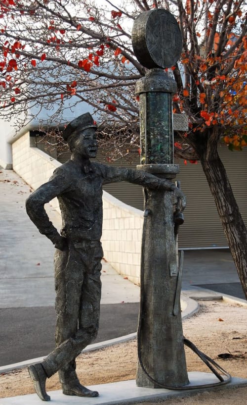Old Fashioned Service | Public Sculptures by Andrew Miguel Fuller • Sculpture