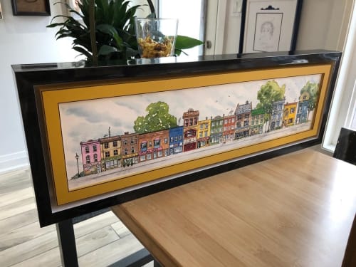 Ottawa Streetscape No3 | Paintings by Maurice Dionne FINEART | Germotte Photo & Framing Studio in Ottawa