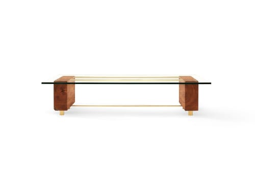 Cinco Cuerdas - Architectural Low Center Table | Coffee Table in Tables by HERBEH WOOD